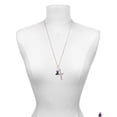 thumbnail image 3 of Delight Jewelry Resin Purple Panda Bear I Set You Apart Engraved Cross Zoey Necklace, 28", 3 of 4