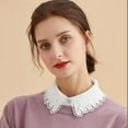 thumbnail image 2 of YooGuoGuo Fake Collar Lace Detachable Dickey Collar Blouse Half Shirts Faux False Collar, 2 of 4
