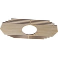 thumbnail image 2 of Ekena Millwork 32"W x 16"H x 8 3/8"ID x 3/8"T Chrysler Wood Fretwork Pierced Ceiling Medallion, Hickory, 2 of 3