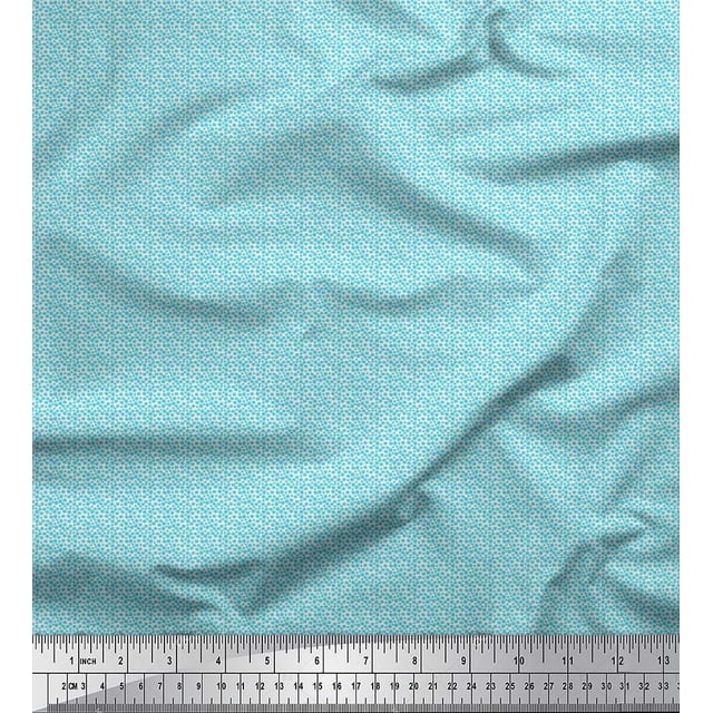 Soimoi Rayon Fabric Floral Shirting Printed Fabric 1 Yard 56 Inch Wide