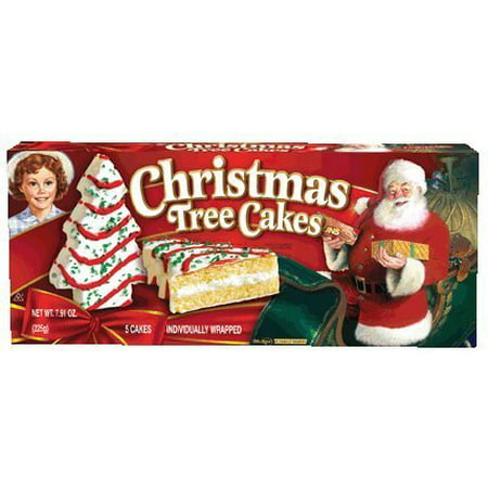 Little Debbie Vanilla Christmas Tree Cakes (2