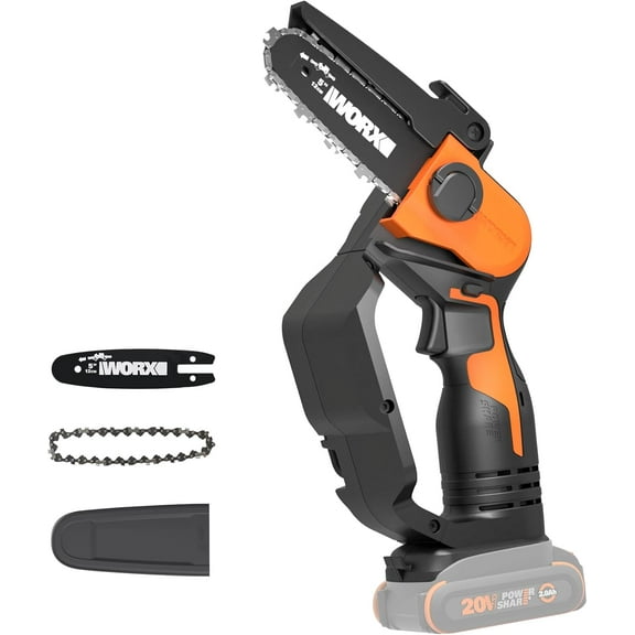 Worx WG324.9 20V Power Share 5" Cordless Pruning Saw (No Battery and Charger Included - Tool Only)