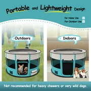 Dog Playpen,LAKWAR Large Pet Playpen for Dogs & Cats, 10.23 sq ft Pet Pen Playpens Foldable Portable Indoor Outdoor House with Carrying Case for Cat Puppy Rabbit