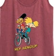 thumbnail image 3 of Hey Arnold! - Arnold and Gerald on Bike - Women's Racerback Tank Top, 3 of 5
