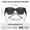 A05 Gradient Purple Frame/Gray Lens, variant on Women's Summer Glam 1-Pack Oversized Mirrored Sunglasses UV400 Black Gold for Poolside Lounging Yacht Party Sunset Cruise