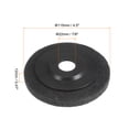 thumbnail image 2 of Unique Bargains Roue de Polissage de Fibre de Nylon 5pack Disque de Ponçage de Roues Abrasives de 4,5 'x 7/8' 320 Grain 7P Ponçage Disque Abrasif Gris, 2 of 5