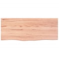 thumbnail image 2 of vidaXL Wall Shelf Light Brown 100x40x2 cm Treated Solid Wood Oak, 2 of 5