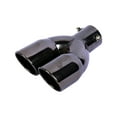 thumbnail image 1 of Trayknick Exhaust Pipe Double Outlet Exquisite Workmanship Stainless Steel Curved Exhaust Pipe Tail Muffler Tip for Car, 1 of 13
