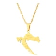 thumbnail image 1 of Youkk Collier collier en Acier Inoxydable Toute Occasion Adaptée à Tous les Âges Or Facile, 1 of 6
