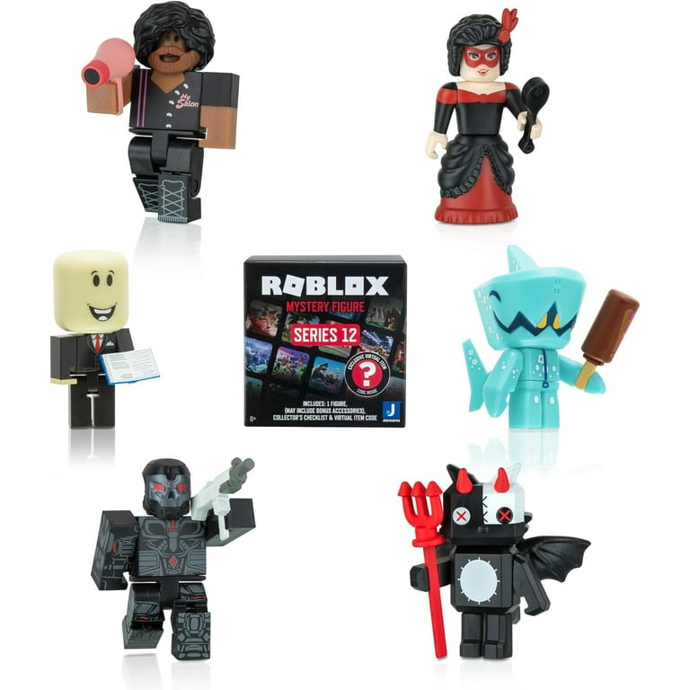 Roblox Action Figure Mystery Blind Box, 24-Pack - Series 12 - Mix & Match  Collectible Minifigures & Accessories w/Exclusive Virtual Item Code - Gift  & Party Favor Set for Kids - 8+ 