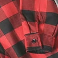 thumbnail image 4 of Mens Plaid Shirts Casual Long Sleeve Button Down Shirt for Men Cotton Vintage Plaid Button Up Shirt Tops with Pocket, 4 of 4