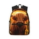 thumbnail image 1 of Fotbe Vintage Sunflower Cow B Mochila Ligera Casual para Laptop para Hombres y Mujeres, Mochila Impermeable de Uso Diario, Mochila para Universidad, 1 of 6