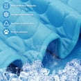 thumbnail image 7 of Washable Dog Cooling Mat Ice Silk Cooling Mat for Dogs Pet Self Cool Pad Blanket Dog Ice Pad for Indoor & Outdoor Car Seats, 7 of 7