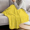 thumbnail image 3 of Yellow Morocco Blanket Soft Cozy Warm Throw Blanket for Couch, Plush Fuzzy Flannel Fleece Blankets for Sofa, Geometric Leaf Diamond Lattice Abstract Bed Blankets Lightweight Gifts for Women, 50"x60", 3 of 9