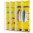 thumbnail image 2 of Costway DIY 20 Cube Armoire de Rangement Armoire de Rangement Portable W / Portes, 2 of 10