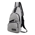 thumbnail image 5 of 2x Chest Pack Shoulder Bag Anti Travel Lightweight Pouch, 5 of 9