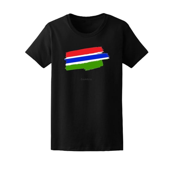 Gambia Flag T-Shirt Men -Image by Shutterstock, Male 4X-Large