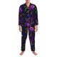 thumbnail image 3 of Balery Multi-colored Spiders Pijama para Hombre de Dos Piezas con Manga Larga, Conjunto de Dormir y Descanso Suave con Bolsillos-XX-Large, 3 of 7