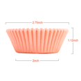 thumbnail image 2 of 600 pcs Cupcake liners Rainbow Standard Paper Baking Cups Cupcake Liners Muffin Baking Cupcake Mold to Use for Pans, 2 of 4
