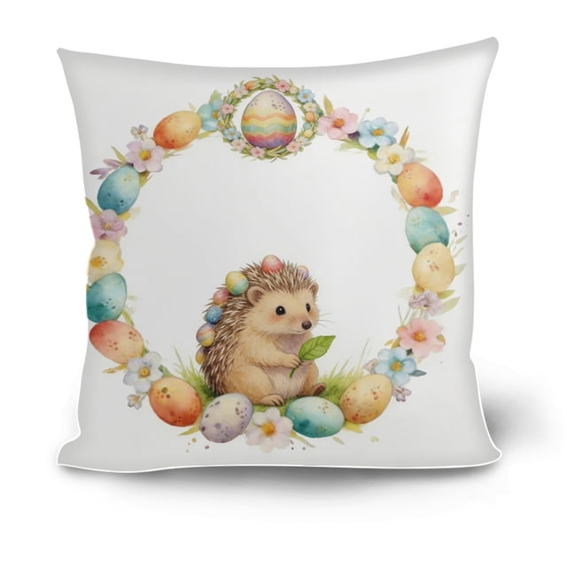 Funda de almohada con temática de Pascua, ideal para dibujar sobre decoración navideña, un regalo para niños, paquete de almacenamiento de poliéster.