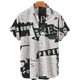 thumbnail image 3 of Camisas con gráficos de periódicos para hombres, ropa con impresión 3D, camisas hawaianas de playa, blusas de manga corta Y2K, ropa vintage, blusa con solapa, 3 of 5
