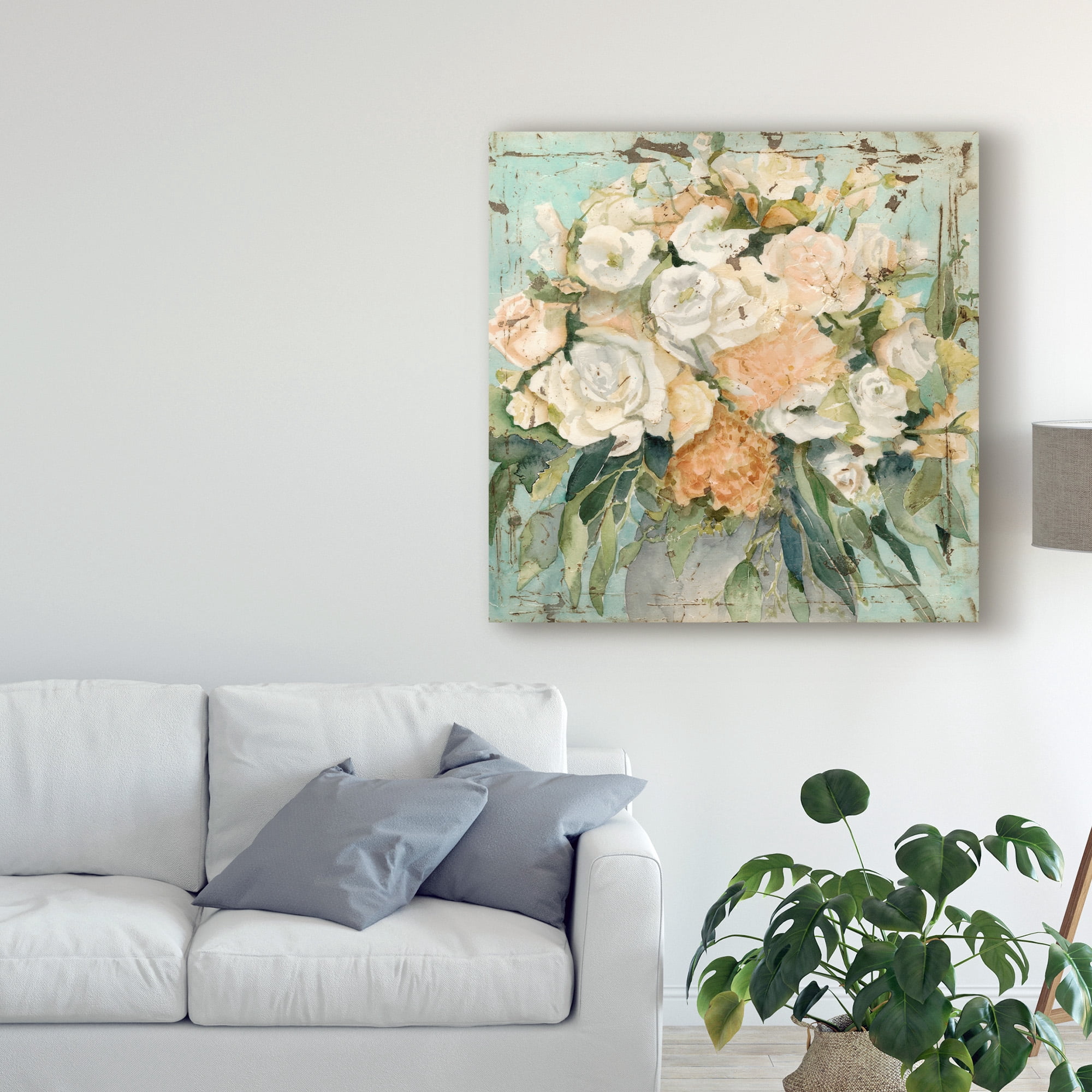Trademark Fine Art 'Vintage Arrangement I' Canvas Art by Megan Meagher