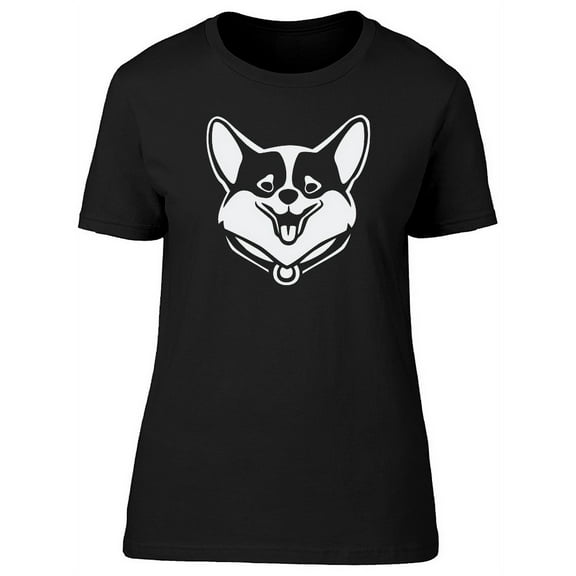 Sketch Of A Corgi Welsh Dog T-Shirt Women -Image by Shutterstock, Female x-Large
