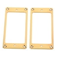 thumbnail image 4 of Humbucker Pickup Cover, Electric Guitar Pickup Frame Metal Stable Structure Shiny Finish  For Decoration Gold, 4 of 8