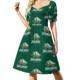 thumbnail image 1 of Vestido de manga corta de Sarah Lawrence College, vestido de vendaje, vestido largo de mujer, 1 of 7