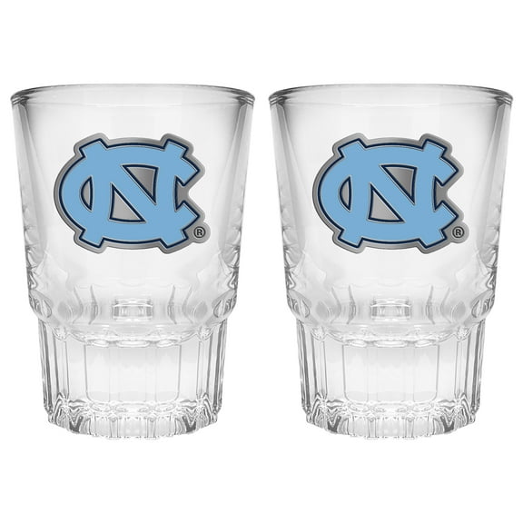 North Carolina Tar Heels 2-Piece Prism Shot Glass Set