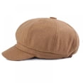 thumbnail image 1 of Monfince Women Retro Woolen Octagonal Hat Autumn Winter Literary Painter Hat Casual Outdoor Warm Temperament Berets, 1 of 4