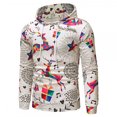 thumbnail image 4 of Suéter holgado con capucha para hombre y mujer de otoño e invierno con estampado navideño Fridja  FKASFK5121, 4 of 5