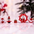 thumbnail image 2 of 2 juegos de mini adornos navideños de madera Adornos para árboles de Navidad para rellenos de medias Rellenos Vacaciones Adornos, 2 of 5