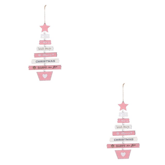 Naiovety 2021 Año Nuevo Natural Navidad Elk Artesanía Árbol de Navidad Adorno Navidad Type2 NO2