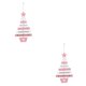 thumbnail image 2 of Injueey Adornos decorativos de letras navideñas, colgantes de árbol de Navidad, colgantes de para colgar en la pared, guarnición de Type2 NO2, 2 of 6