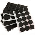 thumbnail image 1 of UPGRATOR 8Pcs Black Self Adhesive Floor Protector Pads for Furniture and Chairs, 1 of 8