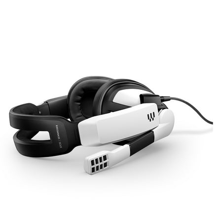 EPOS - GSP 301 Closed Acoustic Gaming Headset with noise canceling microphone - Black & White