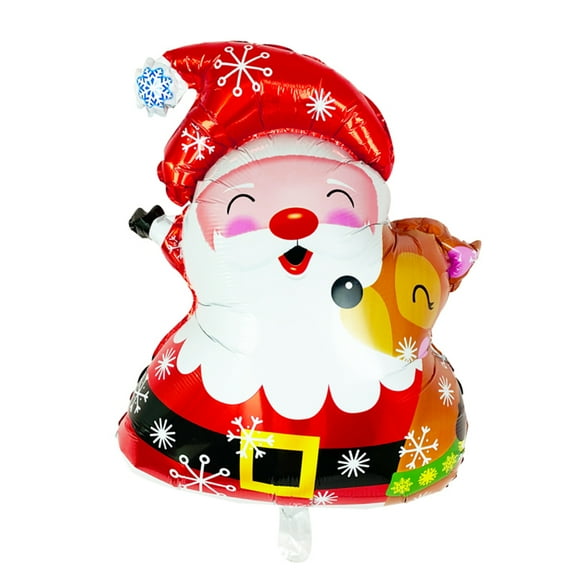 Ballon en Aluminium de Noël Ballon Snow Old Man Fournitures de Fête Décoration