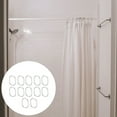 thumbnail image 4 of Moyic 12 Pieces Bath Curtain Hangers Pole Curtains Hooks Tool Drape C-shaped Hanger Hanging Component Fixing Rings Fixator Shower Type3 NO3, 4 of 6