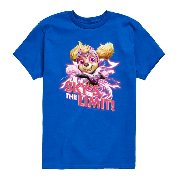 Paw Patrol The Movie - Skys The Limit - Toddler & Youth Short Sleeve Graphic T-Shirt