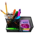 thumbnail image 2 of Organizador de Escritorio MAE Malla Negro Porta Lápiz 3 Compartimientos, 2 of 2