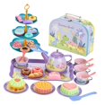 thumbnail image 3 of Accesorios para comida de juego, accesorios para juegos de imitación, postre, juego de cocina para niños, juego de té para niños pequeños, juego de fi Estilo C, 3 of 10