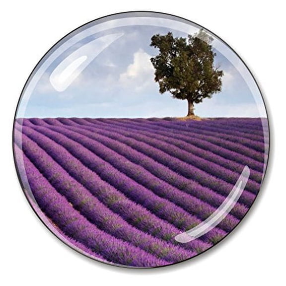 Lavender Paperweight Crystal 3 Inches