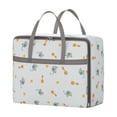thumbnail image 1 of Ohufall Organisateurs et Rangement de Garde-Robe Épais Robustes Très Grands Sac Fourre-Tout pour Vêtements Sac de Rangement Poignée Renforcée Double Fermeture Éclair Économiseur d'Espace, 1 of 5