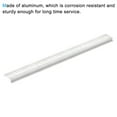 thumbnail image 4 of Uxcell Electrical Rail Iron DIN Guide Rail Buckle Fixed Clamp 12”x 1.38”x 0.29”(L*W*H) 3pcs, 4 of 6