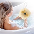 thumbnail image 4 of Unique Bargains 1pc Sunflowers Bath Shower Loofah Sponge Yellow, 4 of 5