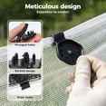 thumbnail image 5 of Shade Cloth Heavy Duty Lock Grip,Windproof Tent Clamp Grip,2026 New Greenhouse Shade Cloth Fix Clamp Tent Clips,for Sunshade Net, Anti Bird Netting, Garden Netting, Patio Accessories (30PCS), 5 of 7