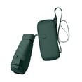 thumbnail image 1 of Paraguas plegable de viaje, moderno, resistente al viento, con correa, 6 varillas, protección solar, tamaño de bolsillo para exteriores. verde, 1 of 9