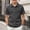 Dark Gray, variant on 2026 New Boys Breeze Polo Shirts Short Sleeve V-Neck Textured Knitted Shirts Lightweight Hollow Out Casual Tops(White,13-14 Years)