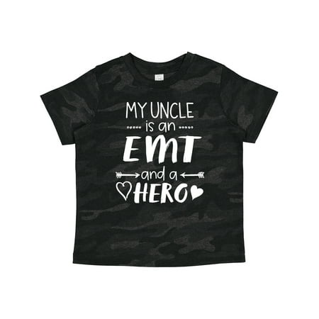 

Inktastic My Uncle is an EMT and a Hero Boys or Girls Toddler T-Shirt